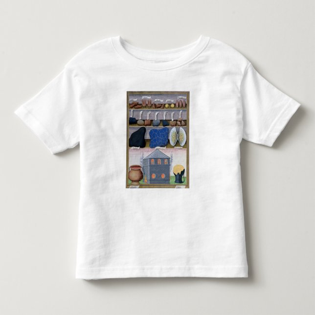 Camiseta De Bebé Ilustracion del "libro de las medicinas simples" 2 (Anverso)