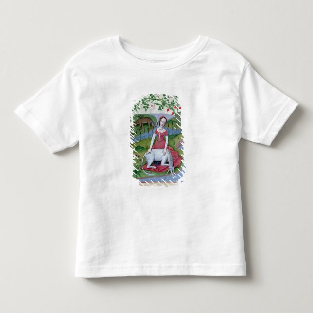 Camiseta De Bebé Ilustracion del "Libro de Medicinas Simples" (Anverso)