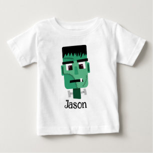 Camiseta De Bebé Ilustración del Monstruo de Frankenstein
