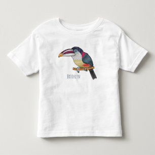 Camiseta De Bebé Ilustracion del personalizado de aves de Curl cres