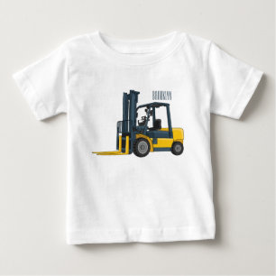 Camiseta De Bebé Ilustracion del personalizado de elevación de la h