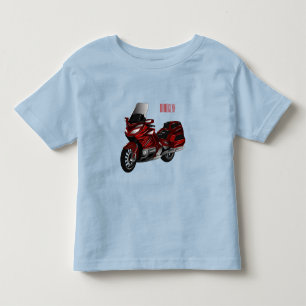 Camiseta De Bebé Ilustracion del personalizado de motocicleta de To
