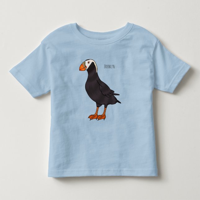 Camiseta De Bebé Ilustracion del personalizado de pajarito (Anverso)