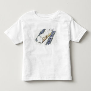 Camiseta De Bebé Ilustracion del satélite usado para detectar