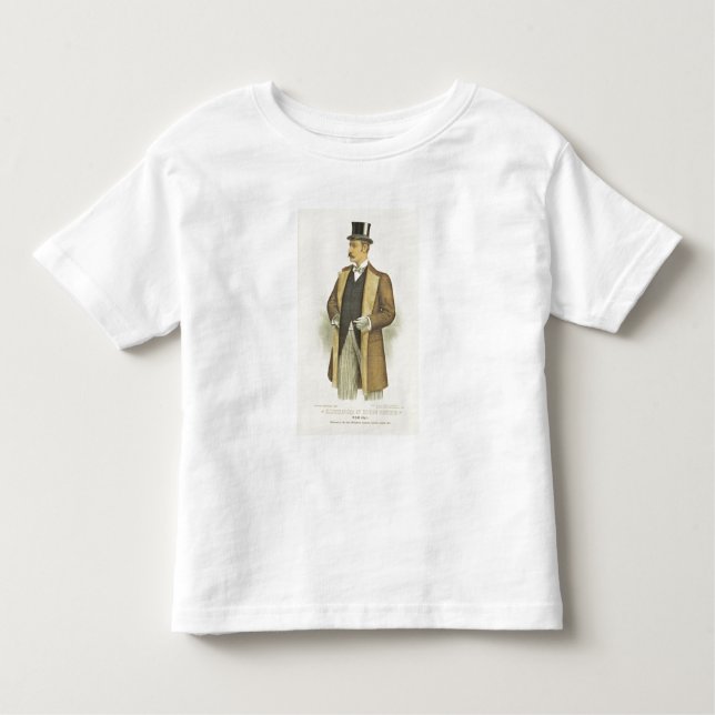 Camiseta De Bebé Ilustracion del traje británico, pub. por el Juan (Anverso)