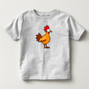Camiseta De Bebé Ilustración divertida de pollo de dibujos animados