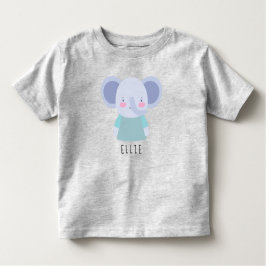 Camiseta De Bebé Ilustracion elefante lindo - Personalizable