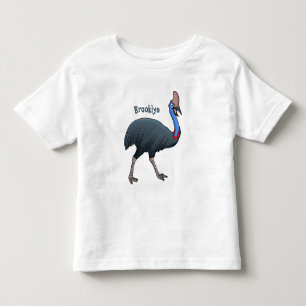 Camiseta De Bebé Ilustracion feliz de personalizado de aves en casc