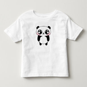 Camiseta De Bebé Ilustracion lindo del oso de panda