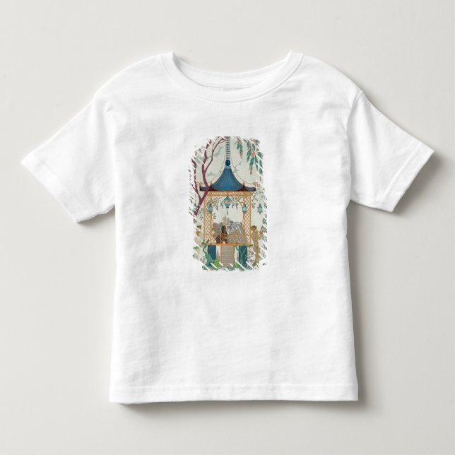 Camiseta De Bebé Ilustracion para los "Fetes Galantes" por Paul (Anverso)