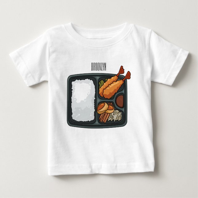 Camiseta De Bebé Ilustracion personalizado Bento (Anverso)