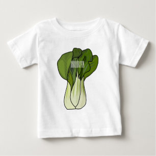 Camiseta De Bebé Ilustracion personalizado Bok choy
