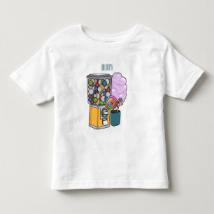 Camiseta De Bebé Ilustracion personalizado Candy