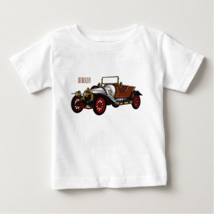 Camiseta De Bebé Ilustracion personalizado clásico de 1920