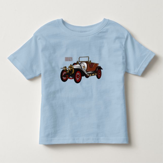 Camiseta De Bebé Ilustracion personalizado clásico de 1920 (Anverso)