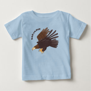 Camiseta De Bebé Ilustracion personalizado de águila dorada diverti