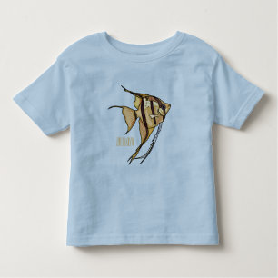 Camiseta De Bebé Ilustracion personalizado de Angelfish