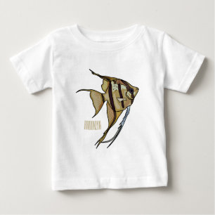 Camiseta De Bebé Ilustracion personalizado de Angelfish