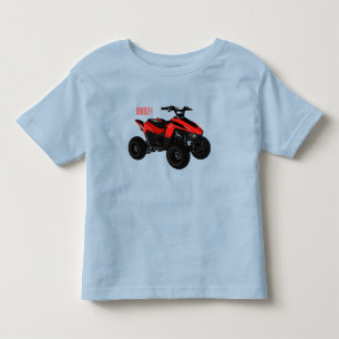 Camiseta De Bebé Ilustracion personalizado de atv de cuatro bicicle