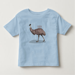 Camiseta De Bebé Ilustracion personalizado de aves de la Uem