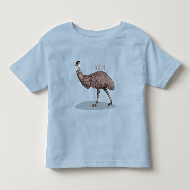 Camiseta De Bebé Ilustracion personalizado de aves de la Uem (Anverso)