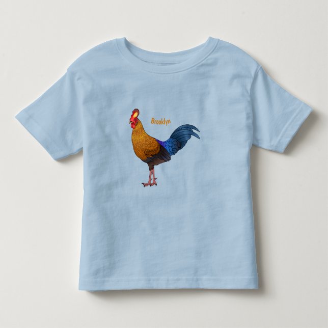 Camiseta De Bebé Ilustracion personalizado de aves de Sri Lanka (Anverso)