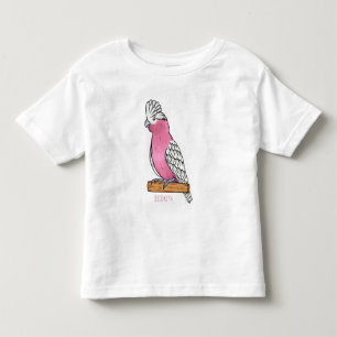 Camiseta De Bebé Ilustracion personalizado de aves Galah