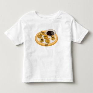 Camiseta De Bebé Ilustracion personalizado de bolso de camarón tail