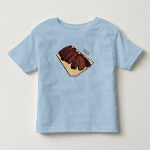 Camiseta De Bebé Ilustracion personalizado de brisket de carne