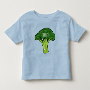 Camiseta De Bebé Ilustracion personalizado de Broccoli