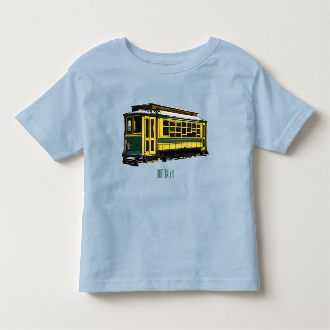 Camiseta De Bebé Ilustracion personalizado de carrito de Mata (Anverso)