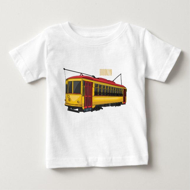 Camiseta De Bebé Ilustracion personalizado de carrito de Mata (Anverso)