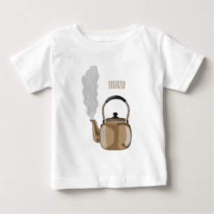 Camiseta De Bebé Ilustracion personalizado de estopa o hervidor de 