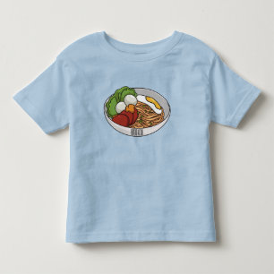 Camiseta De Bebé Ilustracion personalizado de fideos