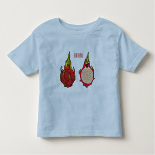 Camiseta De Bebé Ilustracion personalizado de fruta dragón