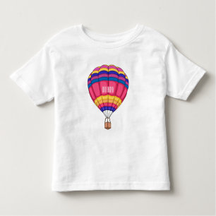 Camiseta De Bebé Ilustracion personalizado de globo aerostático
