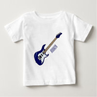 Ilustracion personalizado de guitarra eléctrica
