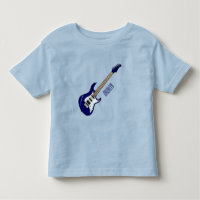 Ilustracion personalizado de guitarra eléctrica