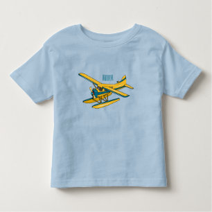 Camiseta De Bebé Ilustracion personalizado de hidroavión