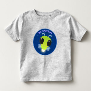 Camiseta De Bebé Ilustracion personalizado de luciérnaga con brillo