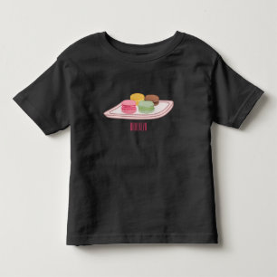Camiseta De Bebé Ilustracion personalizado de Macaron