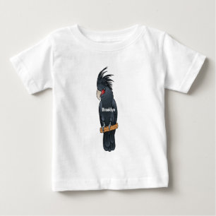 Camiseta De Bebé Ilustracion personalizado de pájaro de la cacatúa