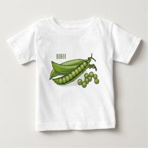 Camiseta De Bebé Ilustracion personalizado de Pea