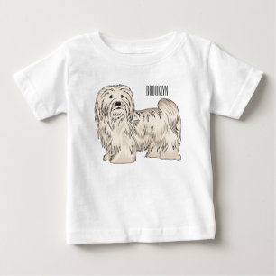 Camiseta De Bebé Ilustracion personalizado de perro de La Habana