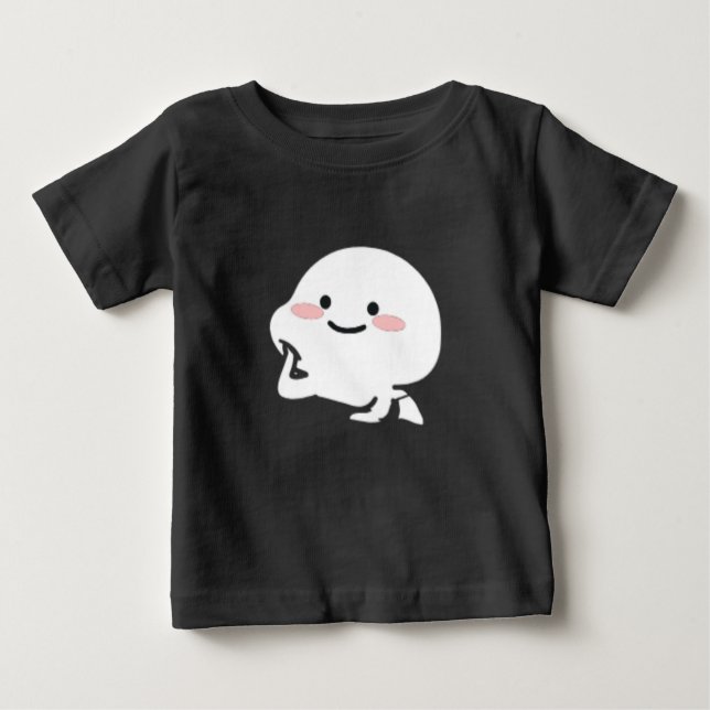 Camiseta De Bebé Ilustracion personalizado de Quby Pegatina (Anverso)