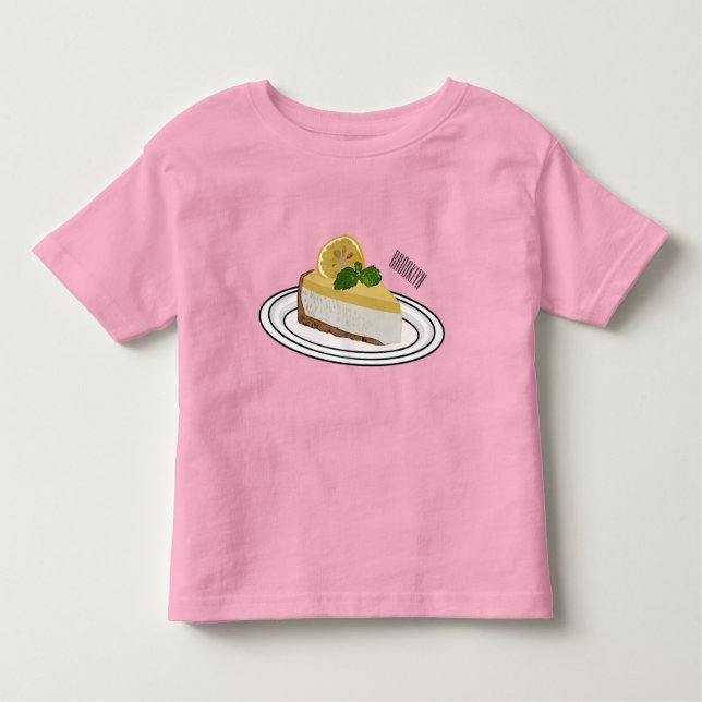Camiseta De Bebé Ilustracion personalizado de queso de limón (Anverso)