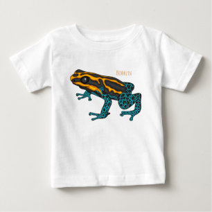 Camiseta De Bebé Ilustracion personalizado de rana darda venenosa