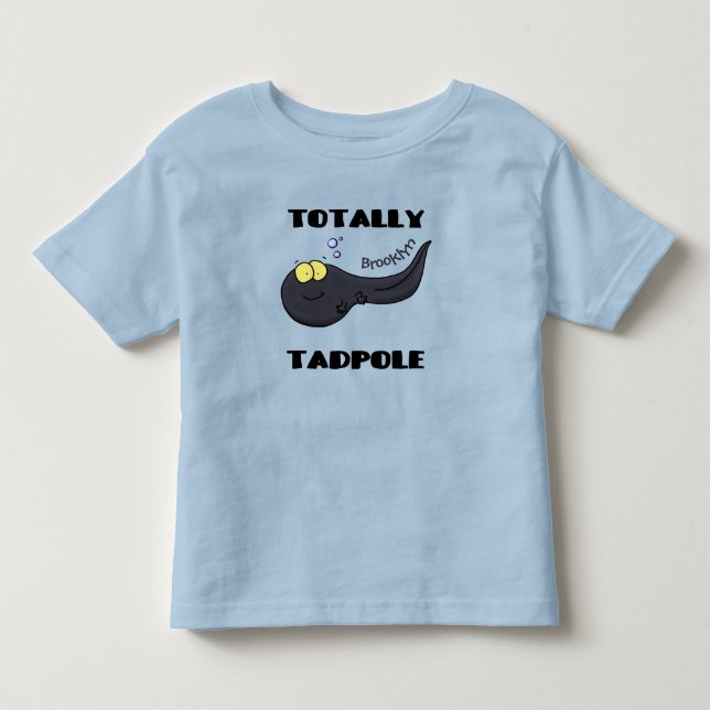 Camiseta De Bebé Ilustracion personalizado de renacuajo divertido (Anverso)