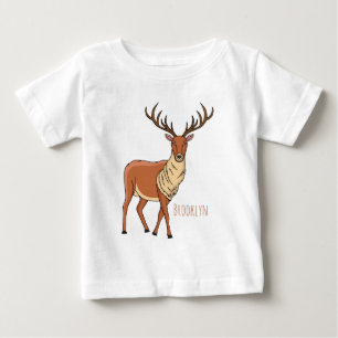 Camiseta De Bebé Ilustracion personalizado de renos