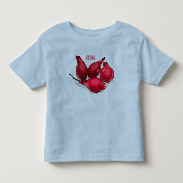 Camiseta De Bebé Ilustracion personalizado de Shallot (Anverso)